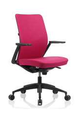 Bürosit Arc Chair Döşemeli Siyah Plastik Orta Yönetici Koltuğu - Thumbnail