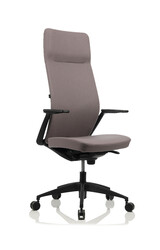 Bürosit Arc Chair Döşemeli Siyah Plastik Uzun Yönetici Koltuğu - Thumbnail