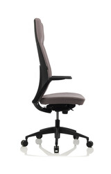 Bürosit Arc Chair Döşemeli Siyah Plastik Uzun Yönetici Koltuğu - Thumbnail
