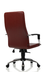 Bürosit Dolphin 9 Krom Çalışma Koltuğu (Suni Deri) - Thumbnail